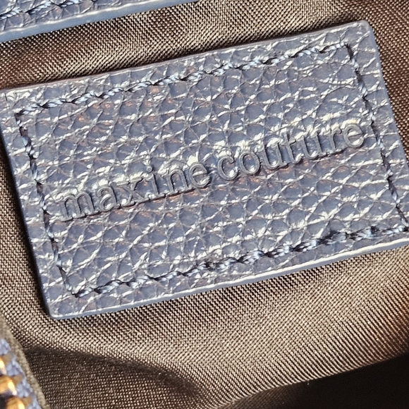 MAXINE COUTURE VINTAGE PEBBLED LEATHER DOCTOR HANDBAG - Picture 6 of 9